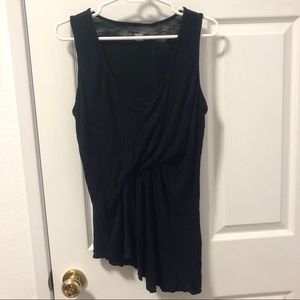 NWOT🌟Fold-front elegant black tank top